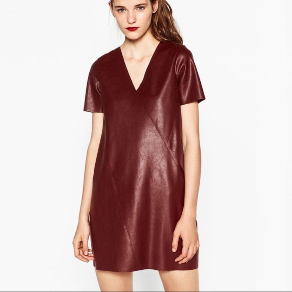 Vegan Leather Zara Dress